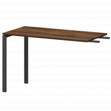 Бриф-приставка на металлокаркасе АМ-120.60 Лагос/Антрацит 1200x600x760 Арго-М