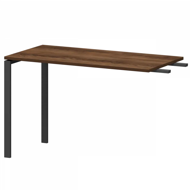 Бриф-приставка на металлокаркасе АМ-120.60 Лагос/Антрацит 1200x600x760 Арго-М