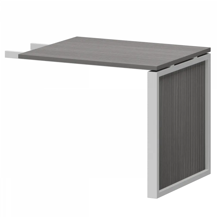 Конференц-приставка HTМ-709-КМК НТМ-709-КМК Лиственница/Металлик 900x730x750 Аргентум-М