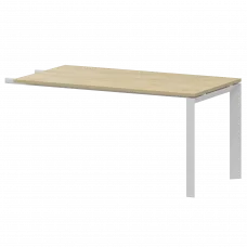 Бриф-приставка на металлокаркасе НТМПБ-П-735 Баттл Рок/Белый 1350x730x750 Аргентум-МП