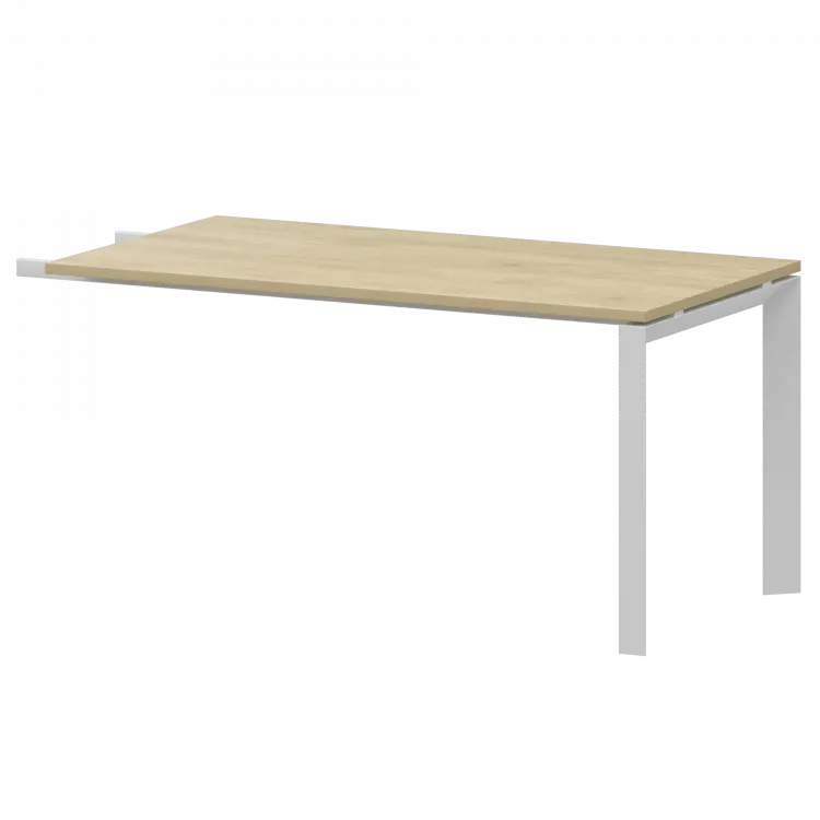 Бриф-приставка на металлокаркасе НТМПБ-П-735 Баттл Рок/Белый 1350x730x750 Аргентум-МП