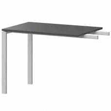 Бриф-приставка на металлокаркасе АМ-090.60 Антрацит/Белый 900x600x760 Арго-М