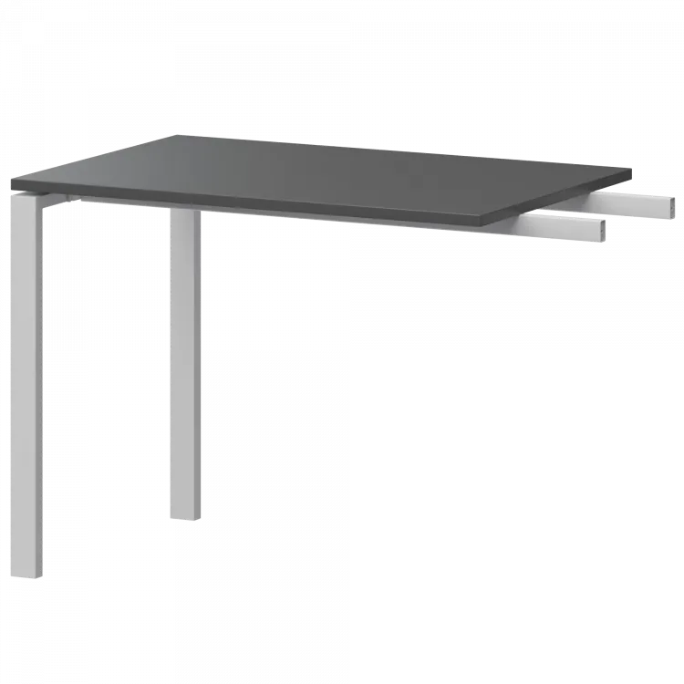 Бриф-приставка на металлокаркасе АМ-090.60 Антрацит/Белый 900x600x760 Арго-М