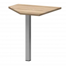 Приставка НТ-700 Дуб сафари 730x730x25 Аргентум