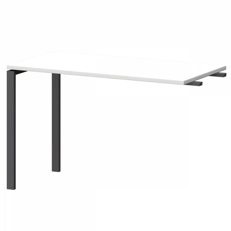 Бриф-приставка СМБ25-П-12.Пр25 Белый/Антрацит 1200x600x750 Смарт