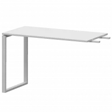 Бриф-приставка на металлокаркасе АМ.О-120.60 Белый/Белый 1200x600x760 Арго-М