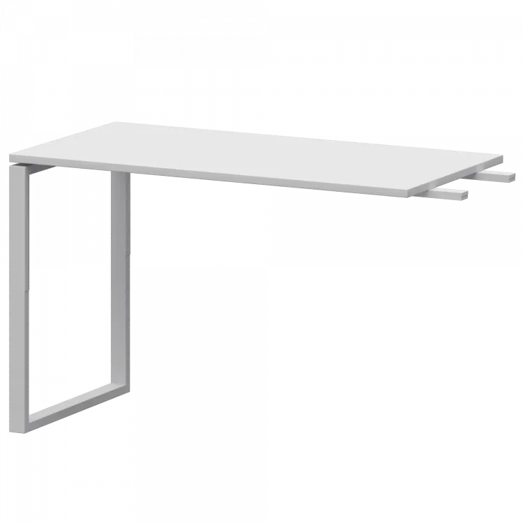 Бриф-приставка на металлокаркасе АМ.О-120.60 Белый/Белый 1200x600x760 Арго-М