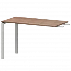 Бриф-приставка на металлокаркасе АМ-120.60 Темный шимо/Белый 1200x600x760 Арго-М