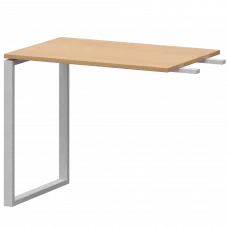 Бриф-приствка на металлокаркасе АМ.О-090.60 Ольха/Белый 900x600x760 Арго-М