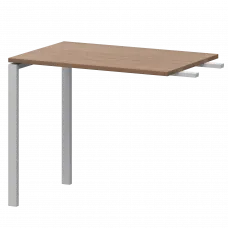 Бриф-приставка на металлокаркасе АМ-090.60 Орех/Белый 900x600x760 Арго-М