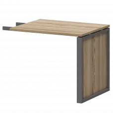 Конференц-приставка НТМ-709-КМК Дуб сафари/Антрацит 900x730x750 Аргентум-М