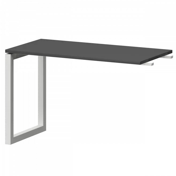 Бриф-приставка СМБ25-О-12.Пр50 Графит/Белый 1200x600x750 Смарт