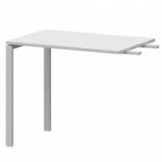 Бриф-приставка на металлокаркасе АМ-090.60 Белый/Белый 900x600x760 Арго-М