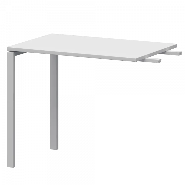 Бриф-приставка на металлокаркасе АМ-090.60 Белый/Белый 900x600x760 Арго-М