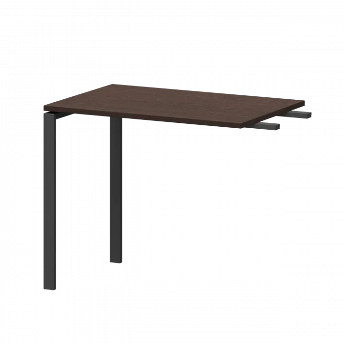 Бриф-приставка на металлокаркасе АМ-090.60 Дуб венге/Антрацит 900x600x760 Арго-М