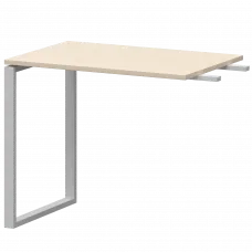 Бриф-приствка на металлокаркасе АМ.О-090.60 Бук/Белый 900x600x760 Арго-М