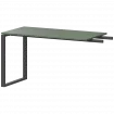 Бриф-приставка на металлокаркасе АМ.О-120.60 Тайга/Антрацит 1200x600x760 Арго-М