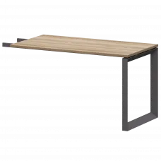 Бриф-приставка на металлокаркасе НТМПБ-О-735 Дуб сафари 1350x730x750 Аргентум-МП