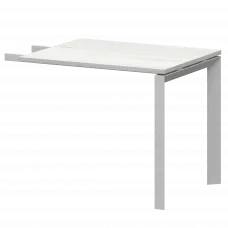 Бриф-приставка на металлокаркасе НТМПБ.П-709 Сосна винтер/Белый 900x730x750 Аргентум-МП