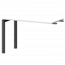 Бриф-приставка СМБ25-П-12.Пр50 Белый/Антрацит 1200x600x750 Смарт