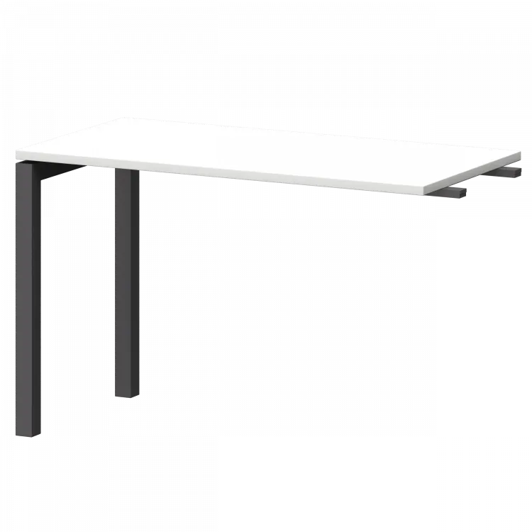 Бриф-приставка СМБ25-П-12.Пр50 Белый/Антрацит 1200x600x750 Смарт