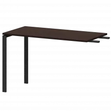Бриф-приставка на металлокаркасе АМ-120.60 Дуб венге/Антрацит 1200x600x760 Арго-М