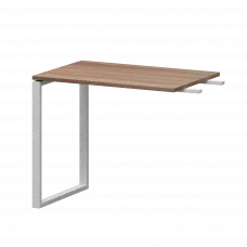 Бриф-приставка на металлокаркасе АМ.О-090.60 Темный шимо/Белый 900x600x760 Арго-М