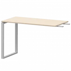 Бриф-приставка на металлокаркасе АМ.О-120.60 Бук/Белый 1200x600x760 Арго-М