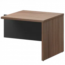 Бриф-приставка KZB-09 Темный шимо/Графит 900x900x750 Кортез