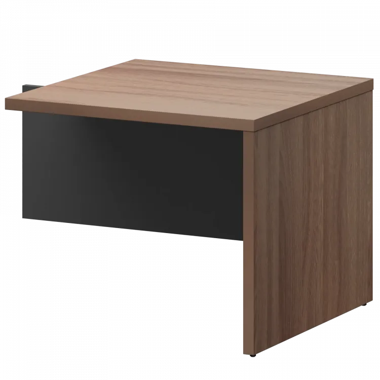 Бриф-приставка KZB-09 Темный шимо/Графит 900x900x750 Кортез