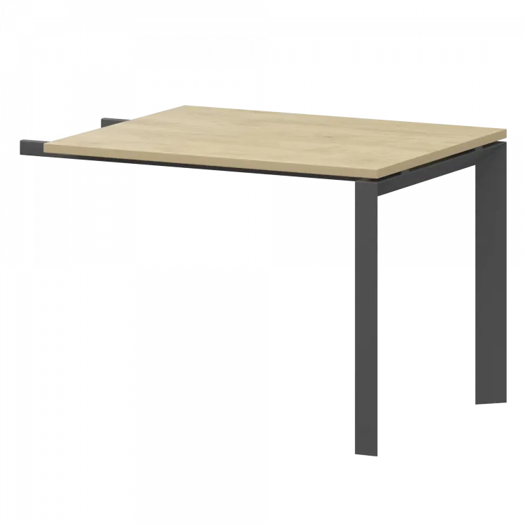 Бриф-приставка на металлокаркасе НТМПБ-П-709 Баттл Рок/Антрацит 900x730x750 Аргентум-МП