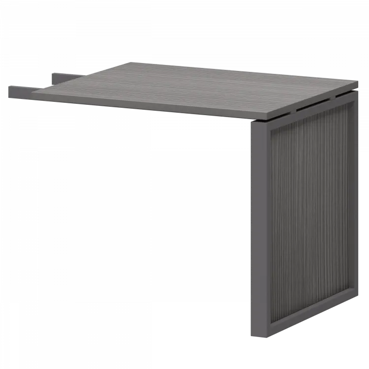 Конференц-приставка HTМ-709 НТМ-709 Лиственница/Антрацит 900x730x750 Аргентум-М