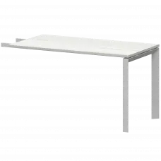 Бриф-приставка на металлокаркасе НТМПБ.П-735 Сосна винтер/Белый 1350x730x750 Аргентум-МП