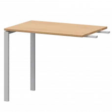 Бриф-приставка на металлокаркасе АМ-090.60 Ольха/Белый 900x600x760 Арго-М