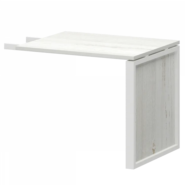 Конференц-приставка НТМ-709-КМК Сосна винтер/Белый 900x730x750 Аргентум-М