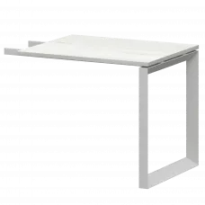 Бриф-приставка на металлокаркасе НТМПБ.О-709 Сосна винтер/Белый 900x730x750 Аргентум-МП