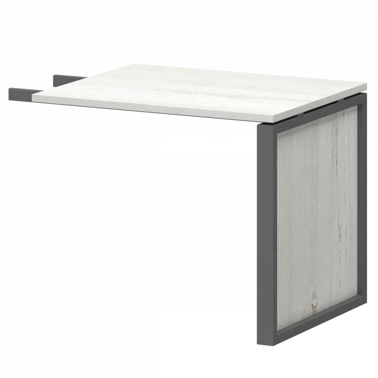 Конференц-приставка НТМ-709 Сосна винтер/Антрацит 900x730x750 Аргентум-М