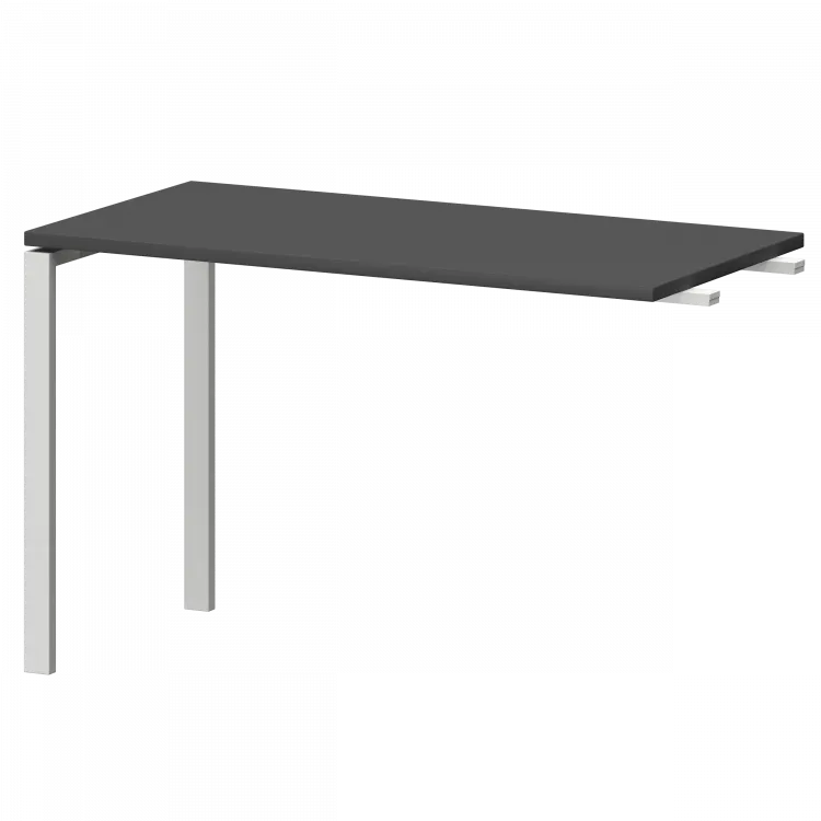 Бриф-приставка СМБ25-П-12.Пр25 Графит/Белый 1200x600x750 Смарт