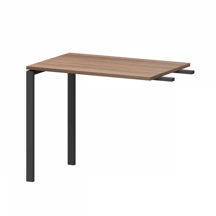 Бриф-приставка на металлокаркасе АМ-090.60 Темный шимо/Антрацит 900x600x760 Арго-М