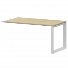 Бриф-приставка на металлокаркасе НТМПБ-О-735 Баттл Рок/Белый 1350x730x750 Аргентум-МП