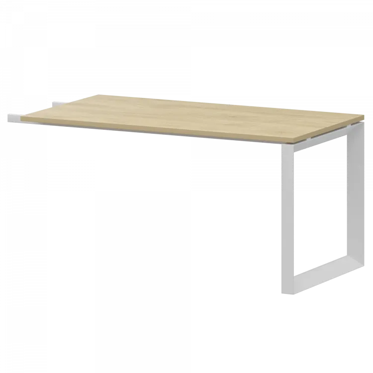 Бриф-приставка на металлокаркасе НТМПБ-О-735 Баттл Рок/Белый 1350x730x750 Аргентум-МП