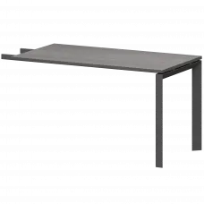 Бриф-приставка на мтеталлокаркасе НТМПБ-П-735 Лиственница/Антрацит 1350x730x750 Аргентум-МП