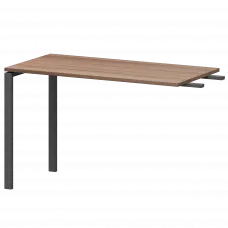 Бриф-приставка на металлокаркасе АМ-120.60 Темный шимо/Антрацит 1200x600x760 Арго-М