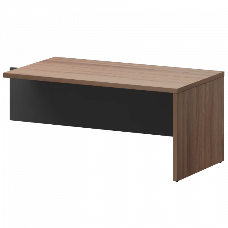 Бриф-приставка KZB-16 Темный шимо/Графит 1600x900x750 Кортез