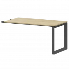 Бриф-приставка на металлокаркасе НТМПБ-О-735 Баттл Рок/Антрацит 1350x730x750 Аргентум-МП