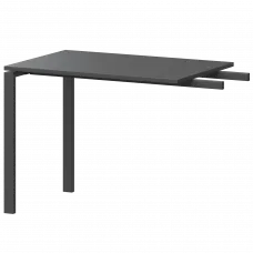 Бриф-приставка на металлокаркасе АМ-090.60 Антрацит/Антрацит 900x600x760 Арго-М