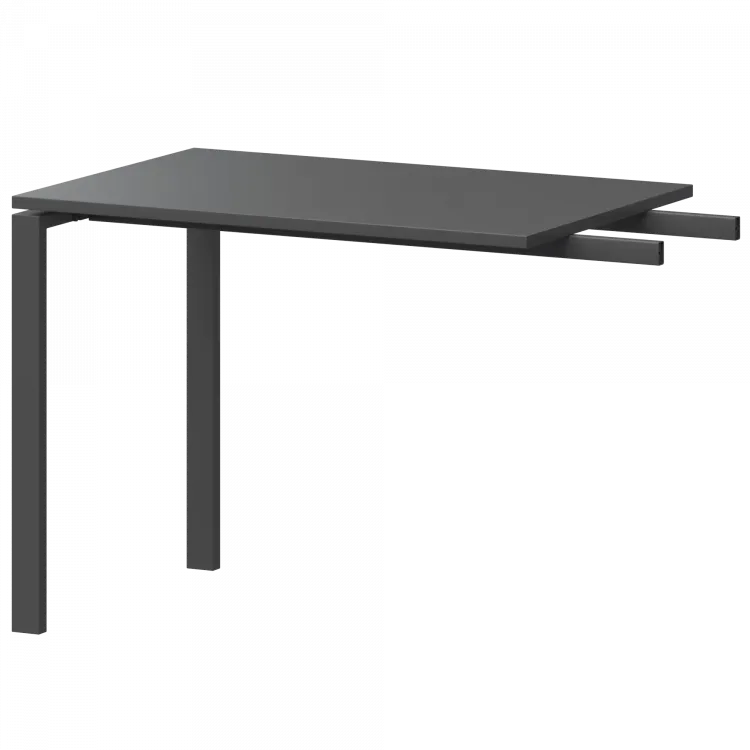 Бриф-приставка на металлокаркасе АМ-090.60 Антрацит/Антрацит 900x600x760 Арго-М