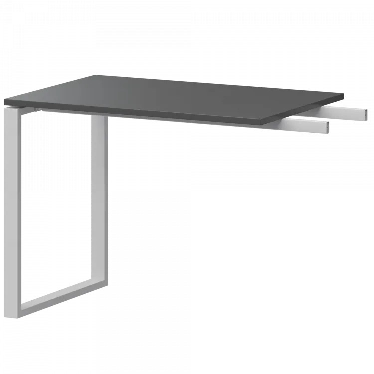 Бриф-приставка на металлокаркасе АМ.О-090.60 Антрацит/Белый 900x600x760 Арго-М