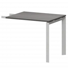 Бриф-приставка на металлокаркасе НТМПБ-П-709 Лиственница/Белый 900x730x750 Аргентум-МП