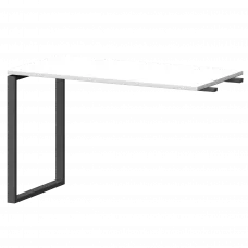 Бриф-приставка СМБ25-О-12.Пр25 Белый/Антрацит 1200x600x750 Смарт